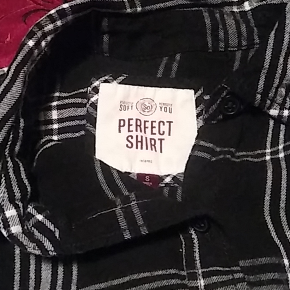 Plaid button up - Picture 2 of 2